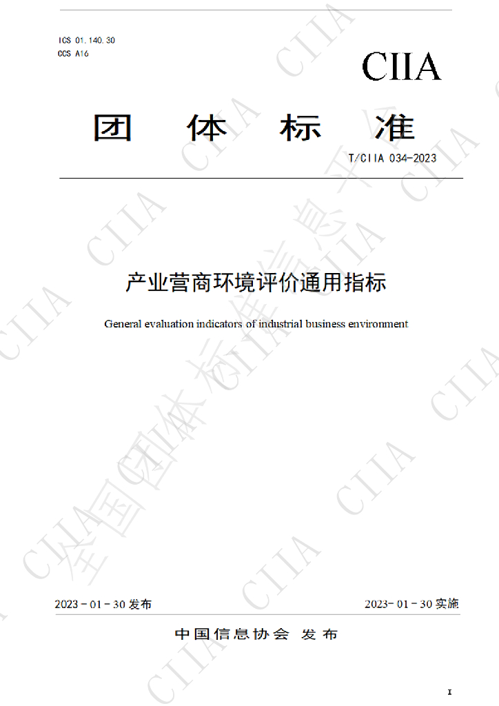 T/CIIA 035-2023 标准预览