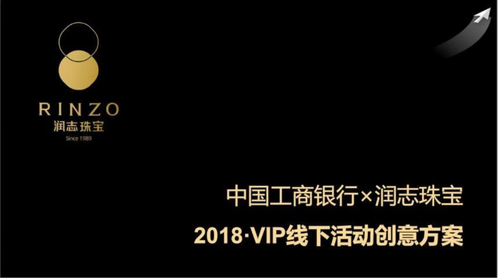 2018中国工商银行×润志珠宝线下活动创意方案