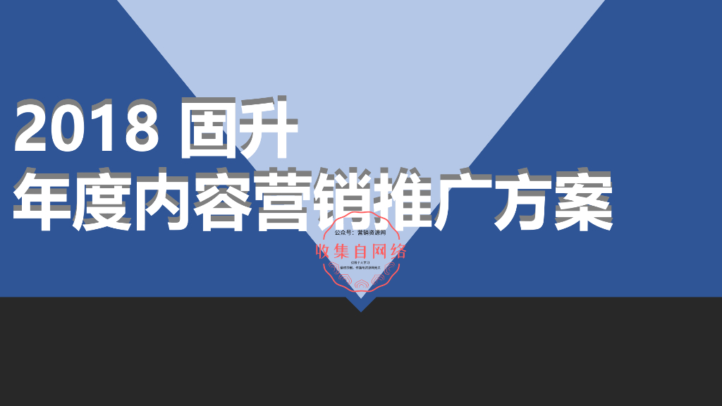2018固升年度内容营销推广方案