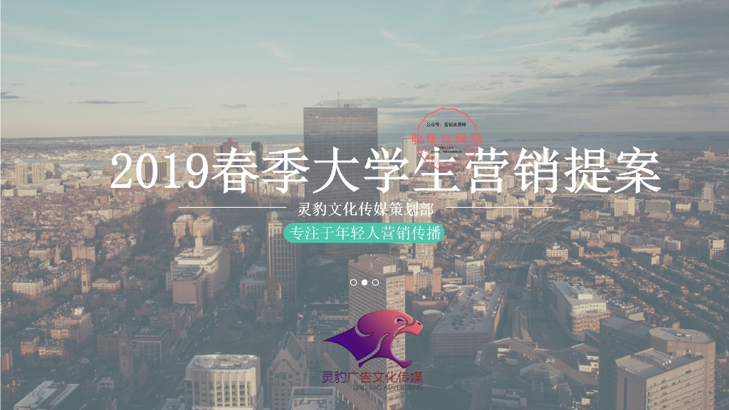 2019春季大学生营销提案