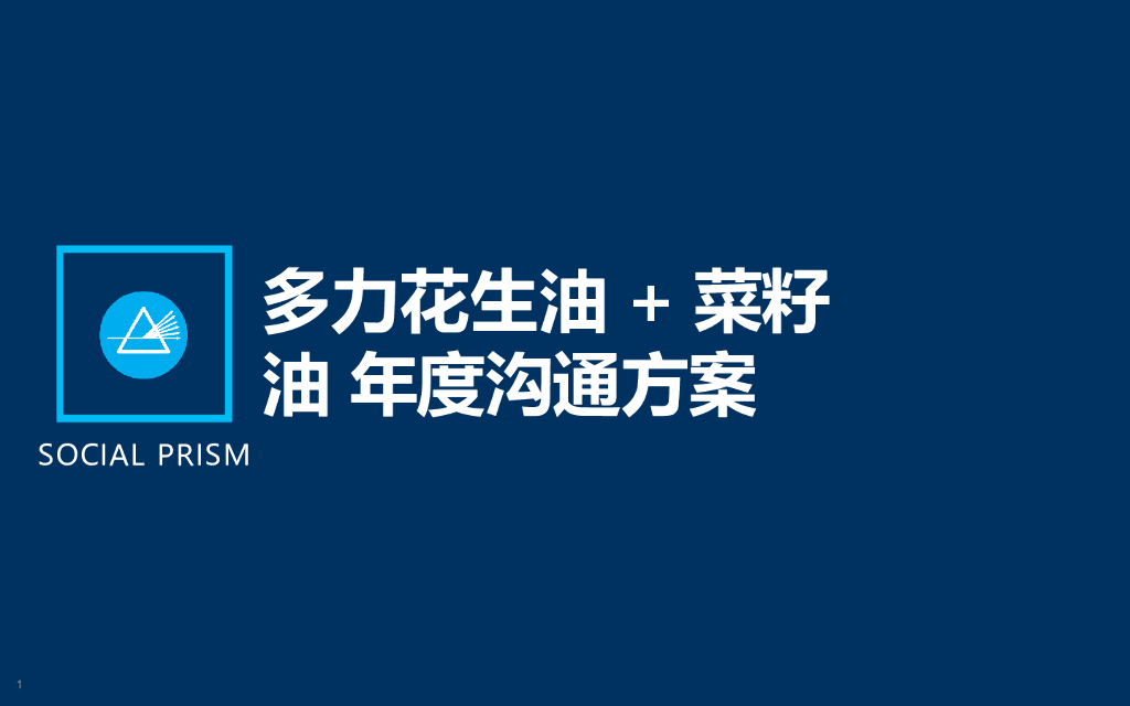 2019年多力花生油年度沟通媒介投放执行全案