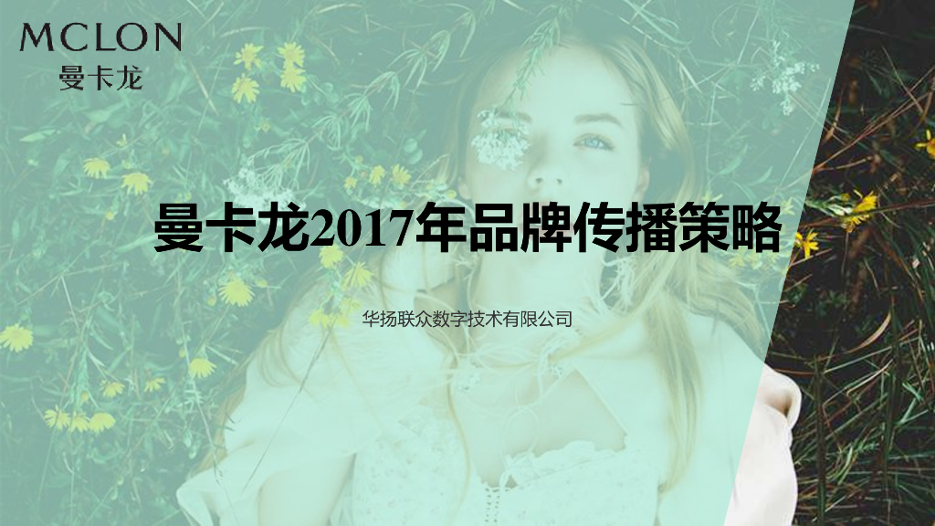 华扬联众：曼卡龙珠宝2017年品牌传播策略（线上）方案