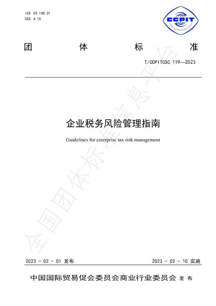 T/CCPITCSC 119-2023 标准预览