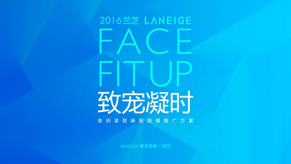 2016兰夜间紧致睡眠面膜推广方案