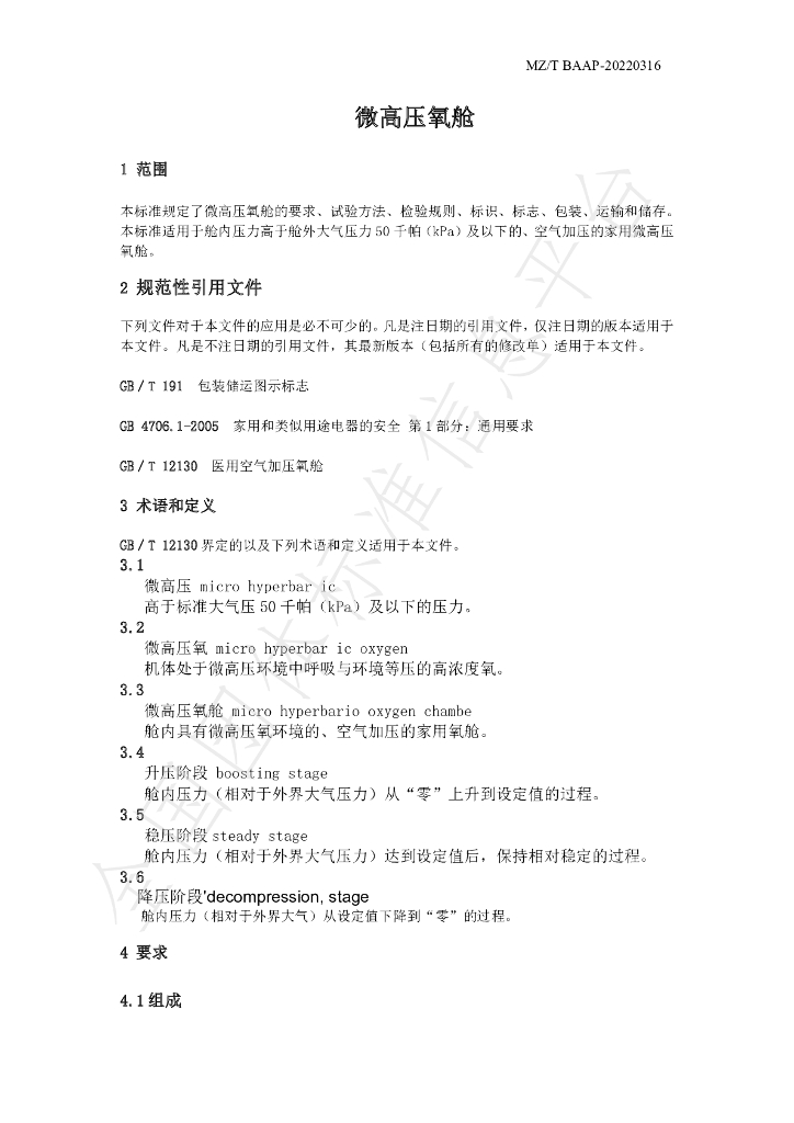 T/BAAP 0316-2022 标准预览