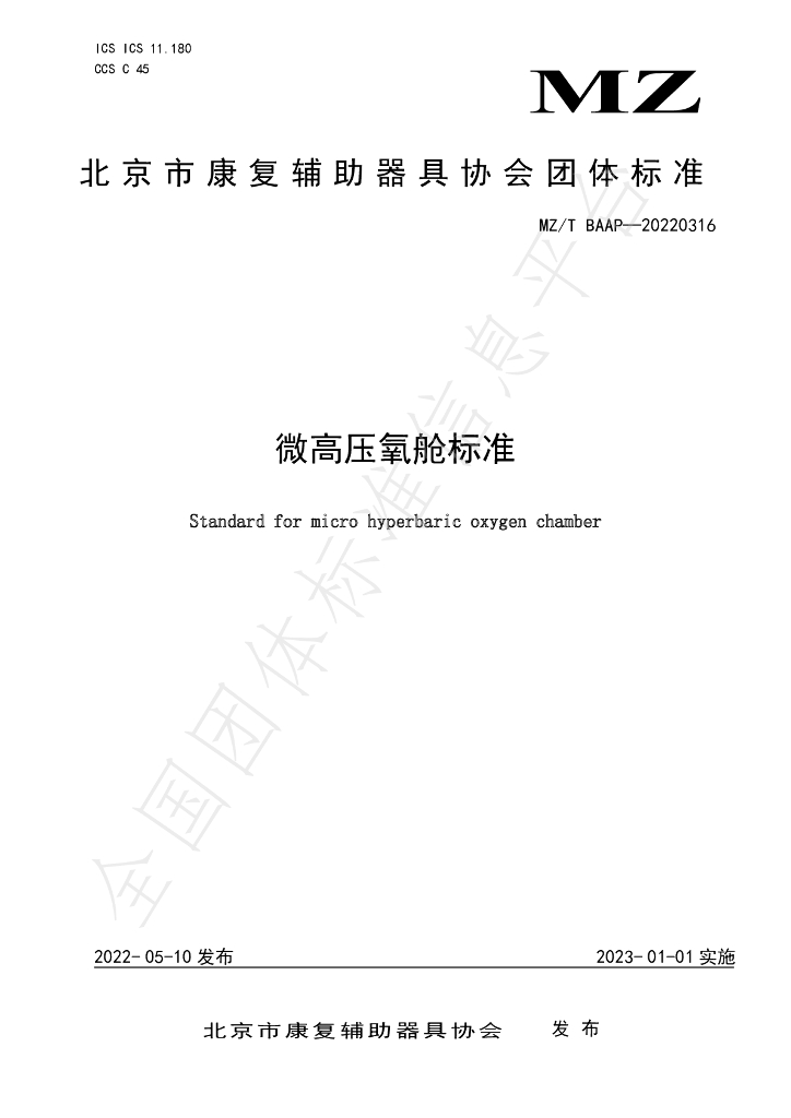 T/BAAP 0316-2022 标准预览