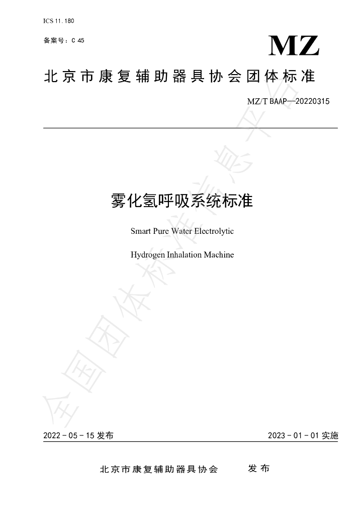 T/BAAP 0315-2022 标准预览