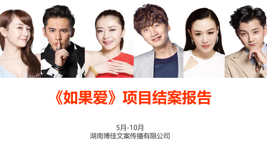 《如果爱》项目结案报告