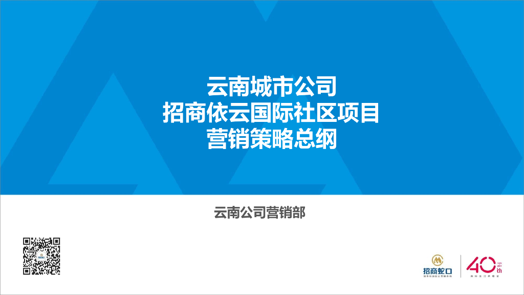云国际社区营销策略方案