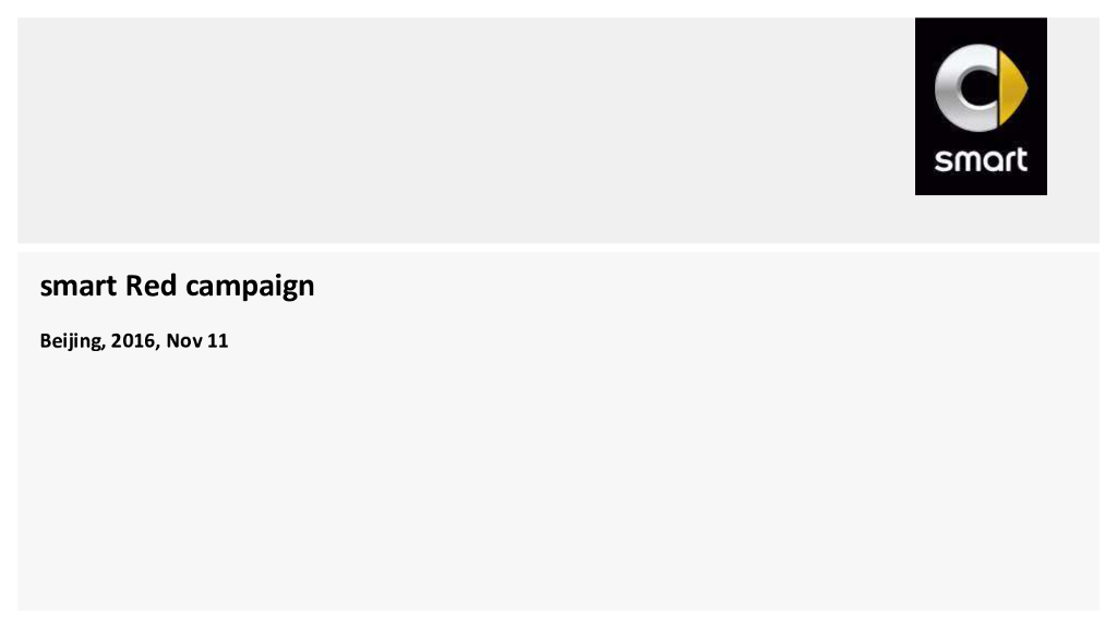 smart red campaign proposal