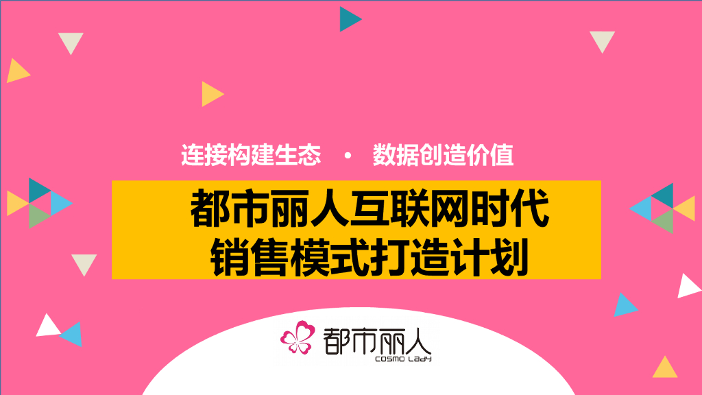 都市丽人社群营销及产品推广方案
