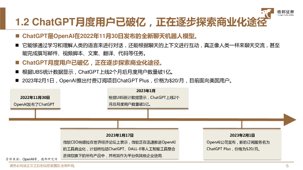 德邦证券：AIGC专题二：ChatGPT更懂人类的叙事_第7页