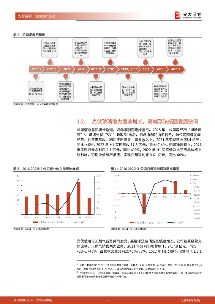光大证券：安彩高科（600207）-首次覆盖报告：受益于碳中和，历久弥新的光热玻璃先行者_第6页