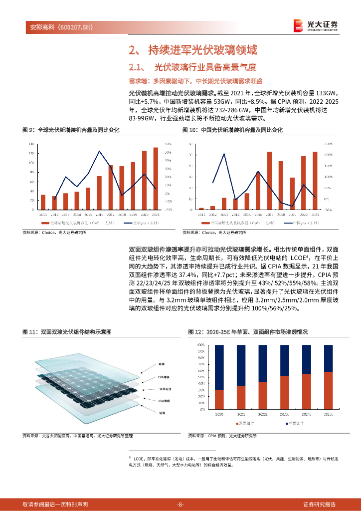 光大证券：安彩高科（600207）-首次覆盖报告：受益于碳中和，历久弥新的光热玻璃先行者_第8页