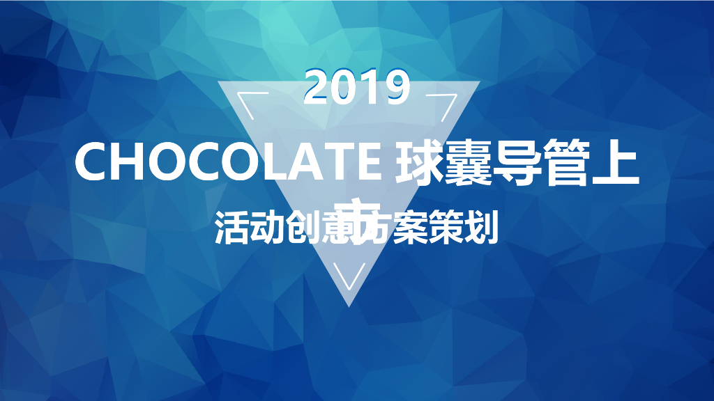 2019CHOCOLATE球囊导管上市活动策划案