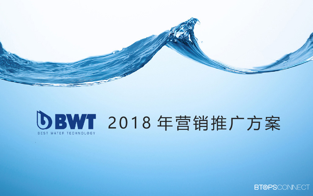 2018 BWT净水器营销推广全案