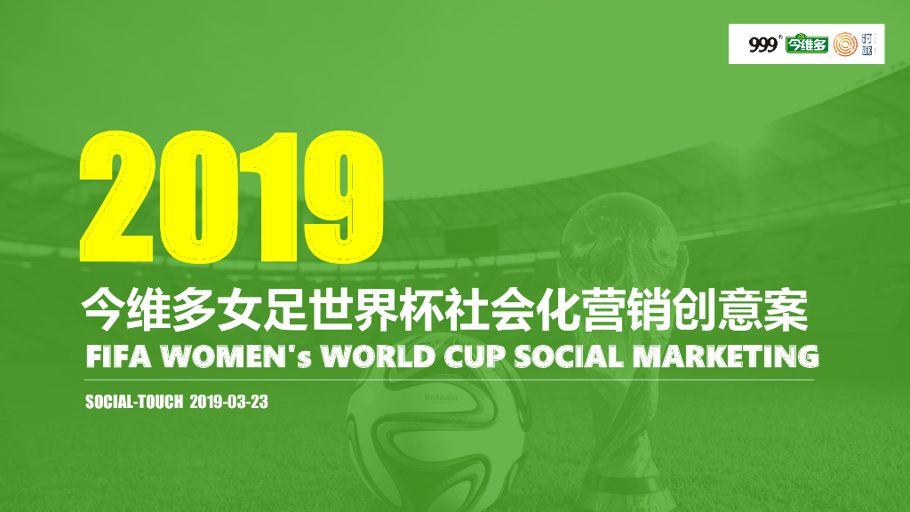 今维多女足世界杯社会化营销创意案