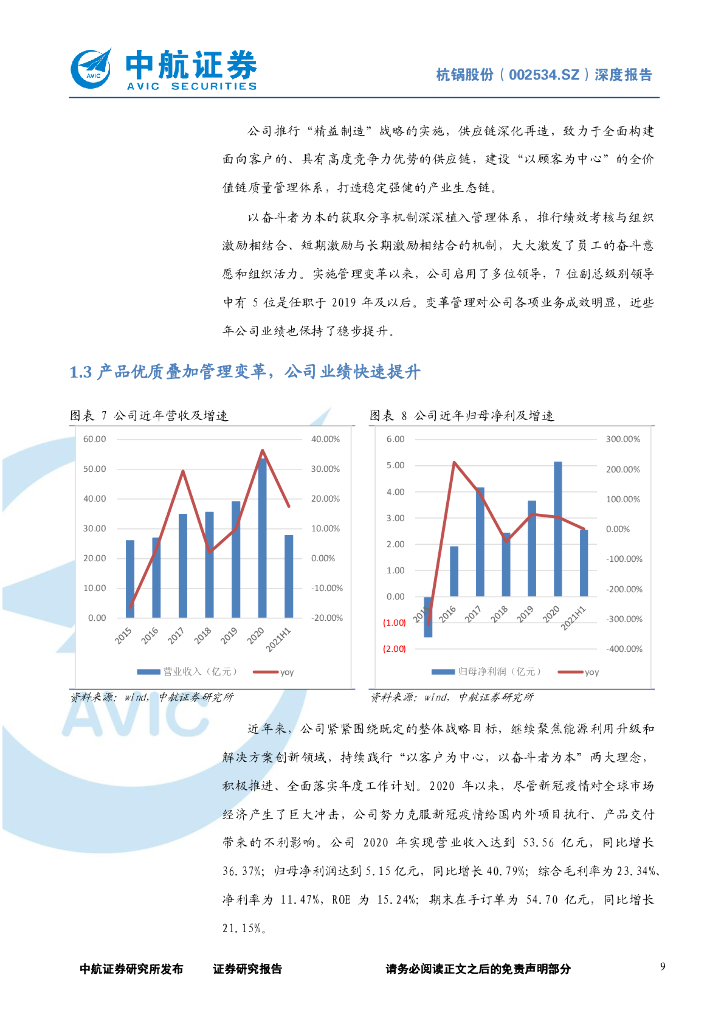 中航证券：杭锅股份（002534）-余热锅炉龙头、光热储能先驱，碳中和时代二次成长可期_第9页