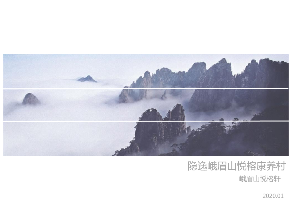 福建峨眉山康养村悦榕庄中式酒店投标方案文本：生态康养+山水中式酒店