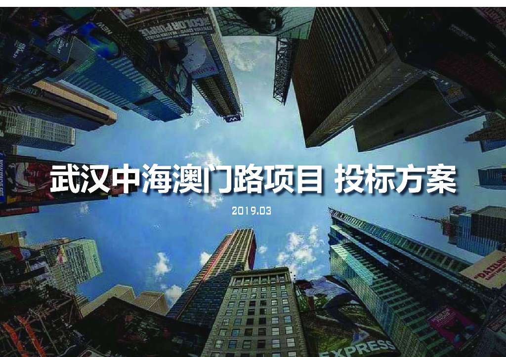 [湖北]超高层中心城市豪宅建筑方案设计