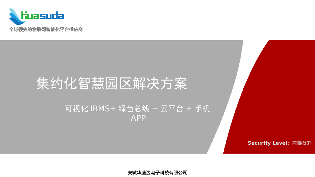 集约化智慧园区解决方案-55p