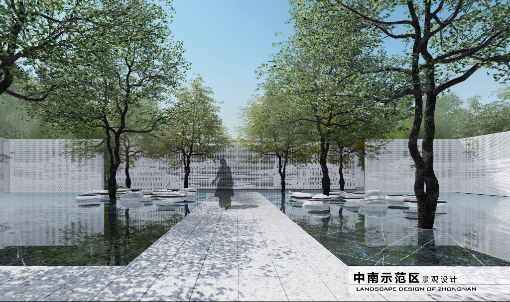 现代自然艺术+文化主题示范区景观设计方案