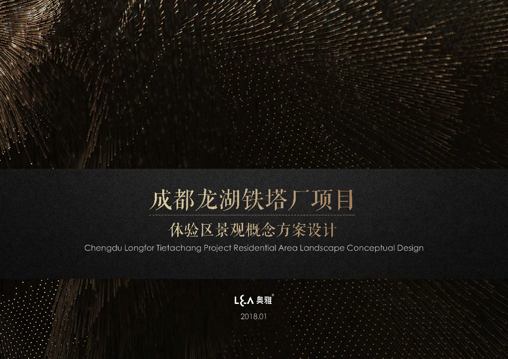 [四川]现代高端改善体验区景观概念方案设计