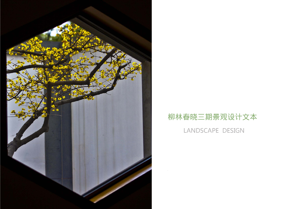 “柳林春晓”主题居住区景观设计方案