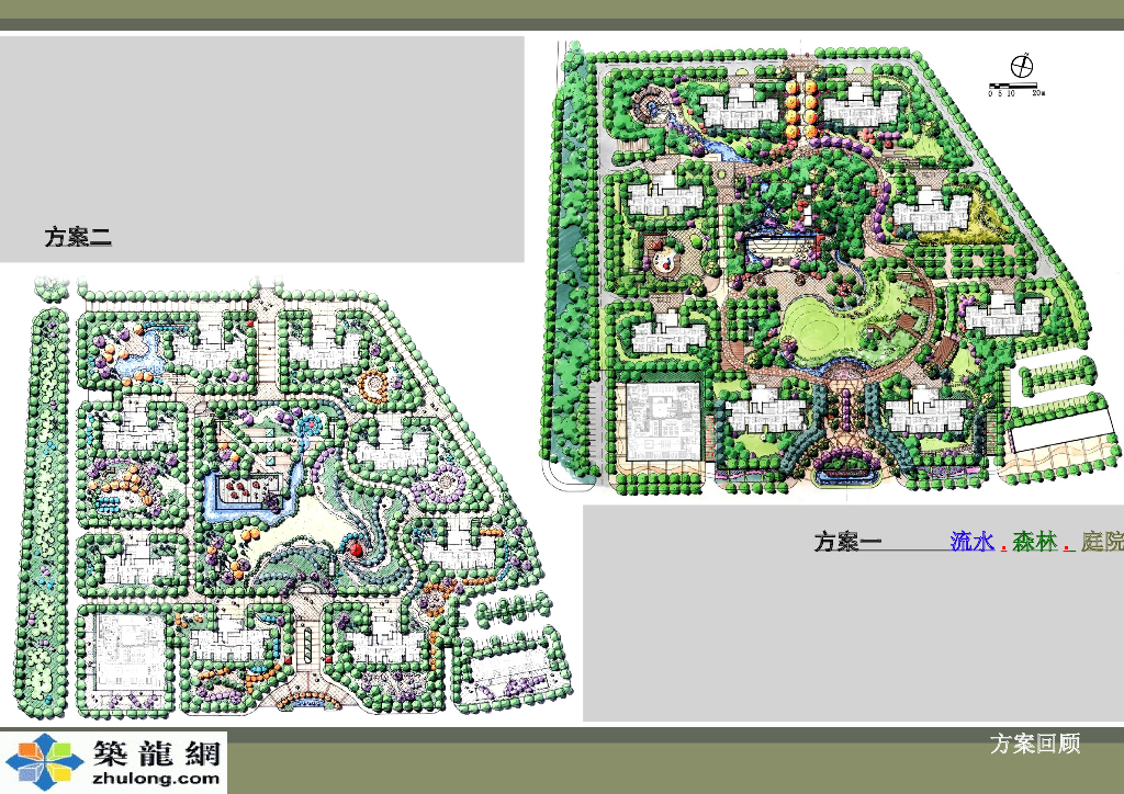 [天津]住宅小区游园景观设计方案