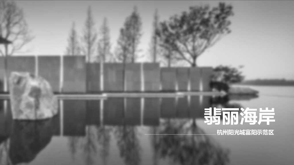 [浙江] 杭州现代风示范区景观设计