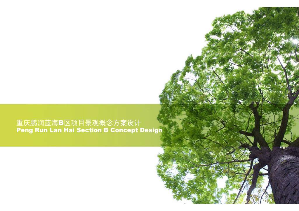 [重庆]鹏润蓝湾居住区景观设计方案文本