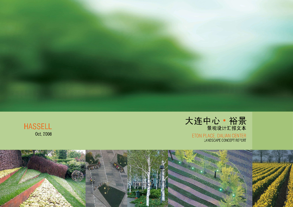 [辽宁]大连某中心裕景居住区景观方案设计文本PDF（85页）