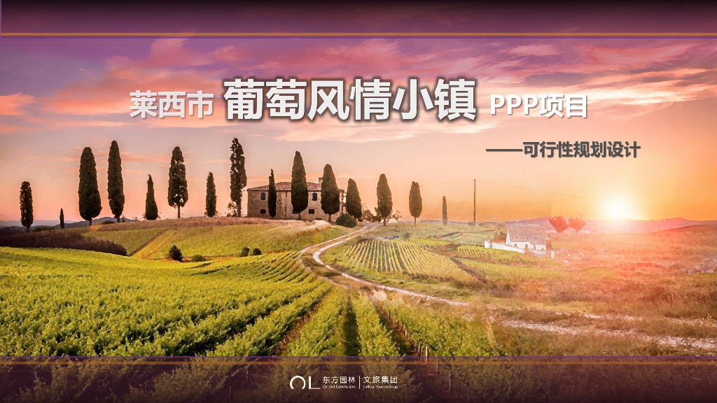 [山东]特色法式风情小镇葡萄酒文化旅游项目