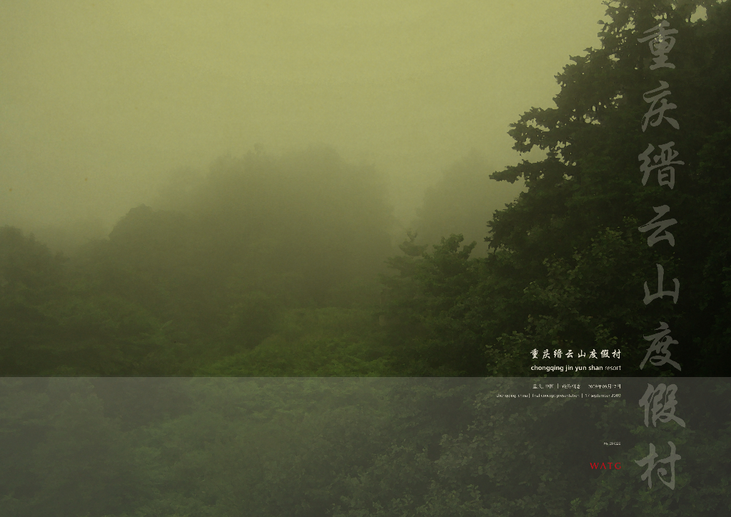 [重庆]特色生态温泉度假区酒店规划设计