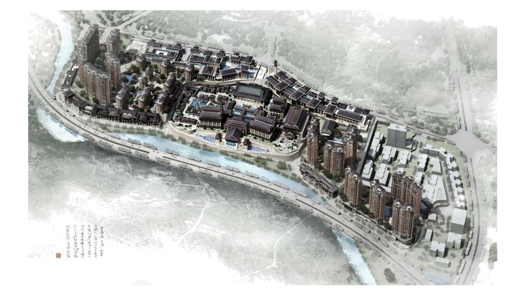 现代人文养生休闲娱乐温泉度假小镇规划设计