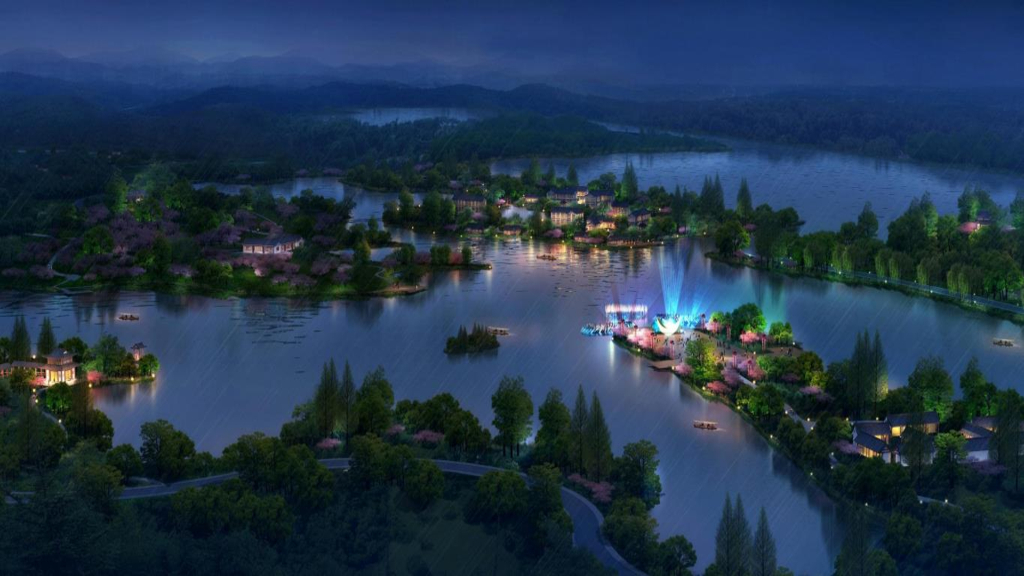 [湖南]大型温泉旅游度假区小镇规划设计