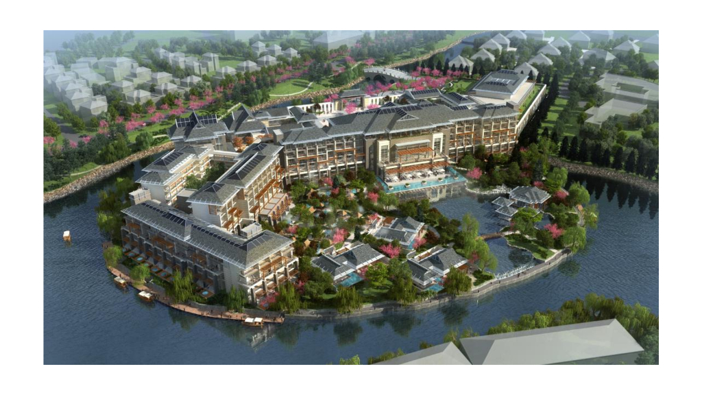 [内蒙古]现代文化+自然温泉城规划设计