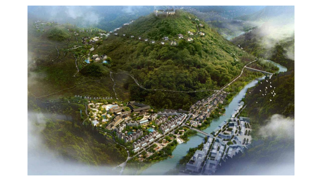 现代国内特色峡谷温泉度假区规划设计文本