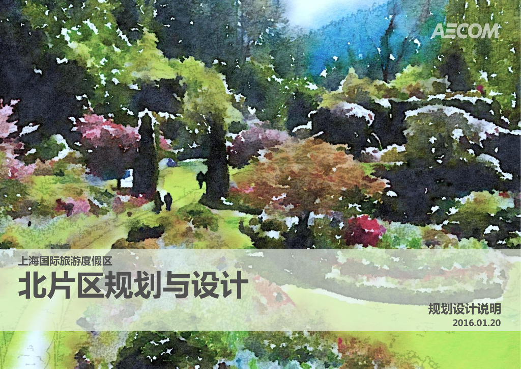 [上海]精致休闲国际旅游度假区规划设计方案