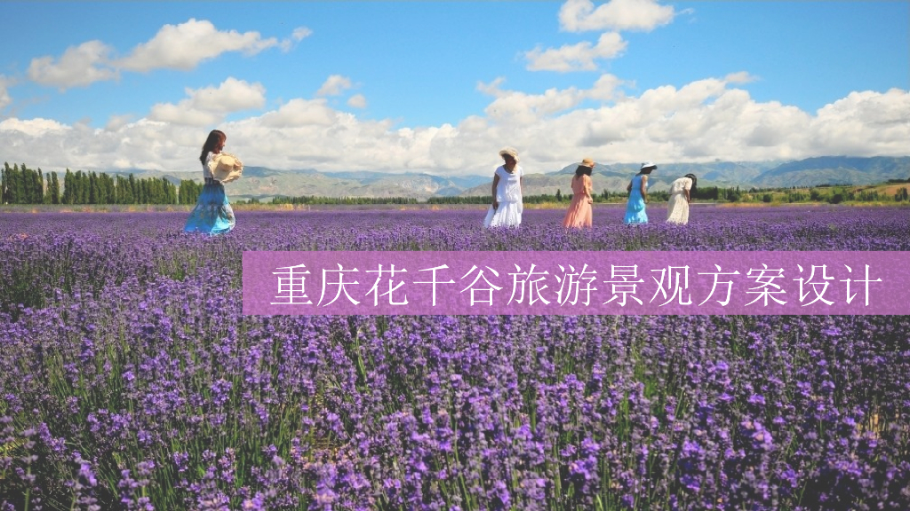 [重庆]花千谷旅游规划文本_温室景观_花田