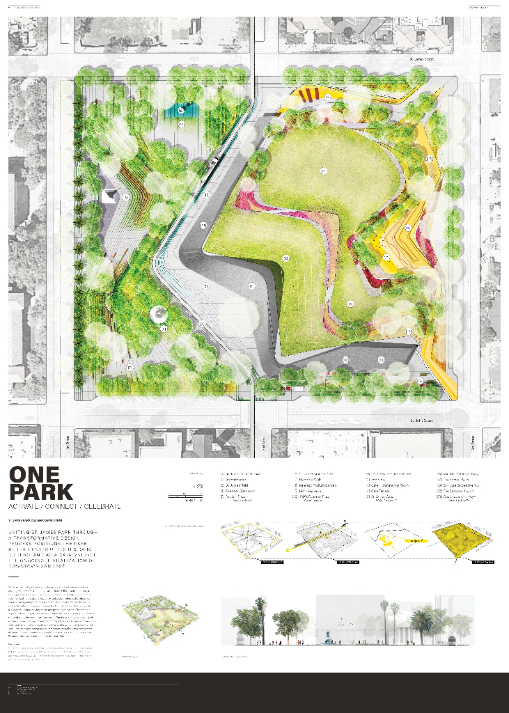 【美国】现代都市街角公园景观竞赛文本