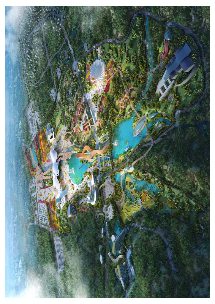 [山东]滨海多元文化七彩花卉艺术生态世界园艺博览会景观设计方案