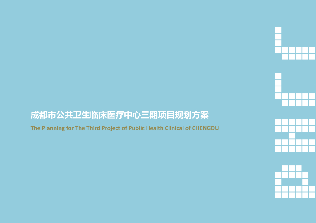 [四川]成都市公共卫生临床医疗中心景观方案文本（含建筑设计）