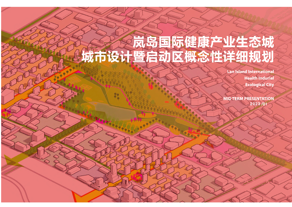 岚岛国际国际健康产业生态城城市设计暨启动区概念性详细规划：健康产业+智慧城市