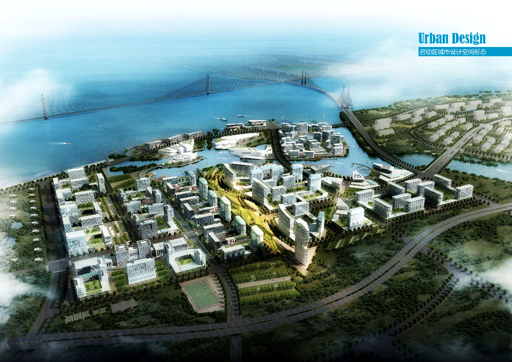 [大连]知名研究院临港启动区城市设计