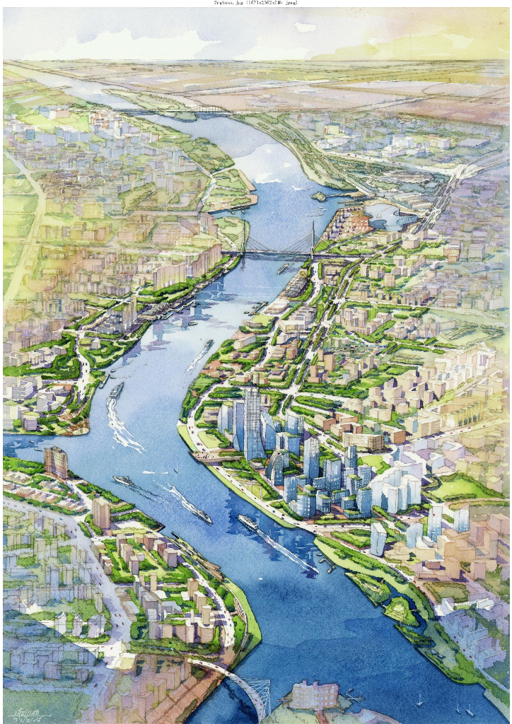 [广东]广州白鹅潭地区城市设计（岭南特色）