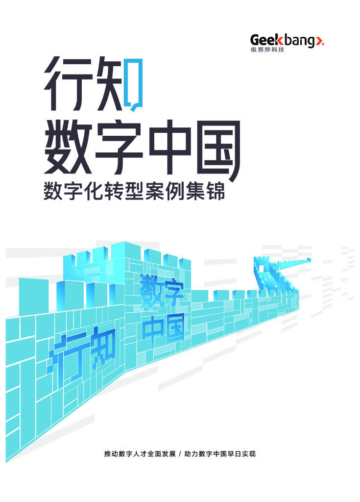 极客帮：2023行知数字中国<em>数字化转型</em>案例集锦 海报