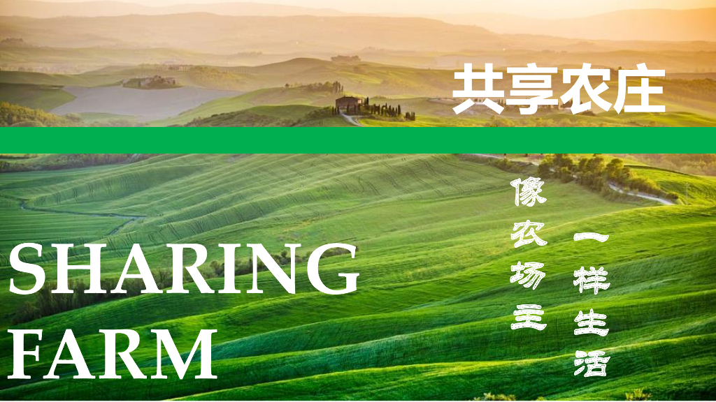 田园综合体共享农庄设计（PPT+79页）
