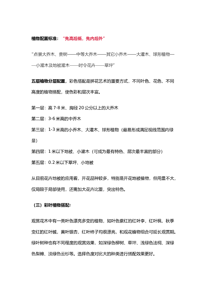 植物配置标准word,共8页
