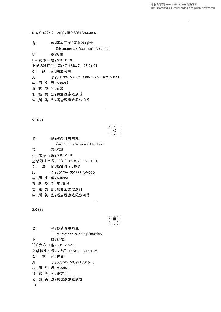 GB/T 4728.7-2008 标准预览